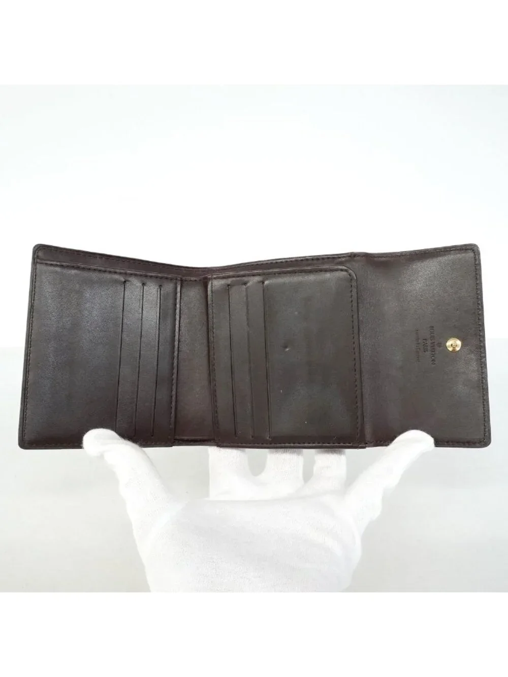 Louis Vuitton Trifold Wallet Vernis Portefeuille Elise Amarante